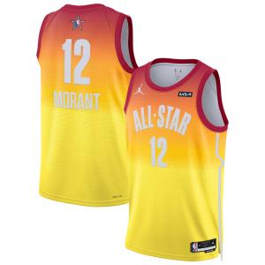 NBA ジャ・モラント ユニフォーム NBAオールスター2023 All-Star Swingman Jersey Jordan Brand オレンジ｜selection-basketball