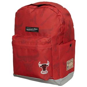 NBA シカゴ・ブルズ バックパック バッグ リュック Team Logo Backpack ミッチェル＆ネス/Mitchell & Ness レッド｜selection-basketball