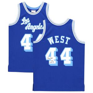 NBA ジェリー・ウェスト レイカーズ 直筆サイン 1960-61 スウィングマンジャージ ミッチェル＆ネス/Mitchell & Ness ロイヤル｜selection-basketball