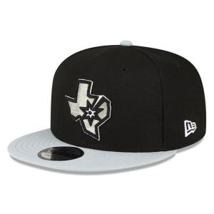 NBA スパーズ キャップ 9FIFTY スナップバック 2トーン ニューエラ/New Era ブラック グレー｜selection-basketball