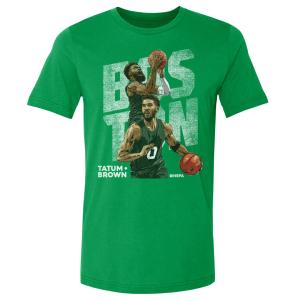 NBA ジェイソン・テイタム ジェイレン・ブラウン セルティックス Tシャツ Boston Duo WHT 500Level ケリーグリーン｜selection-basketball