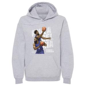 NBA ジョエル・エンビード ジェームズ・ハーデン 76ers パーカー Philadelphia Duo WHT 500Level グレー｜selection-basketball