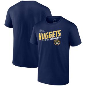 NBA ナゲッツ Tシャツ NBA ファイナル2023進出記念 Skip Pass T-Shirt Fanatics ネイビー｜selection-basketball