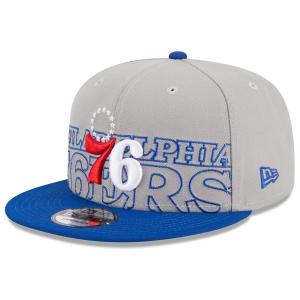 NBA 76ers キャップ NBAドラフト 2023 Draft 2トーン 9FIFTY Snapback Hat ニューエラ/New Era グレー ロイヤル｜selection-basketball