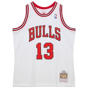 NBA ルーク・ロングリー シカゴ・ブルズ ユニフォーム スウィングマン ミッチェル＆ネス/Mitchell & Ness ホワイト 1997-98 Home｜selection-basketball