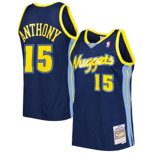 NBA カーメロ・アンソニー ナゲッツ ユニフォーム スウィングマン ミッチェル＆ネス/Mitchell & Ness ネイビー 2006-2007｜selection-basketball