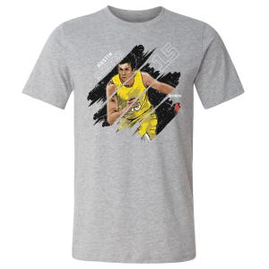 NBA オースティン・リーブス レイカーズ Tシャツ Los Angeles L Stripes T-Shirt 500Level ヘザーグレー｜selection-basketball