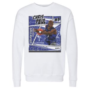 NBA クリス・ポール ウォリアーズ スウェットシャツ Golden State Comic Sweatshirt トレーナー 500Level ホワイト｜selection-basketball