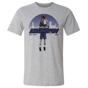 NBA ジャレン・ブランソン ニックス Tシャツ New York Skyline T-Shirt 500Level ヘザーグレー｜selection-basketball