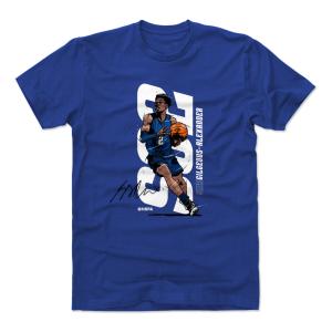 NBA シェイ・ギルジアス・アレクサンダー オクラホマシティ・サンダー Tシャツ Vertical T-Shirt 500Level ロイヤルブルー｜selection-basketball