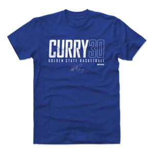 NBA ステファン・カリー ウォリアーズ Tシャツ Golden State Elite T-Shirt 500Level ロイヤルブルー｜selection-basketball