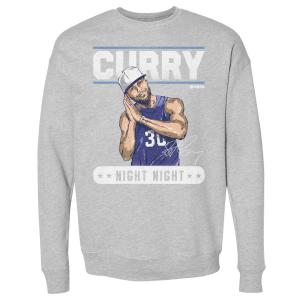 NBA ステファン・カリー ウォリアーズ スウェットシャツ Golden State Night Night Sweatshirt トレーナー 500Level ヘザーグレー｜selection-basketball