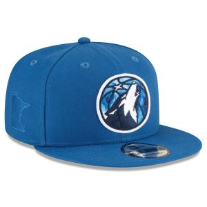 NBA ティンバーウルブズ キャップ 2023/24 シティエディション オルタネート 9FIFTY スナップバック ニューエラ/New Era ブルー｜selection-basketball