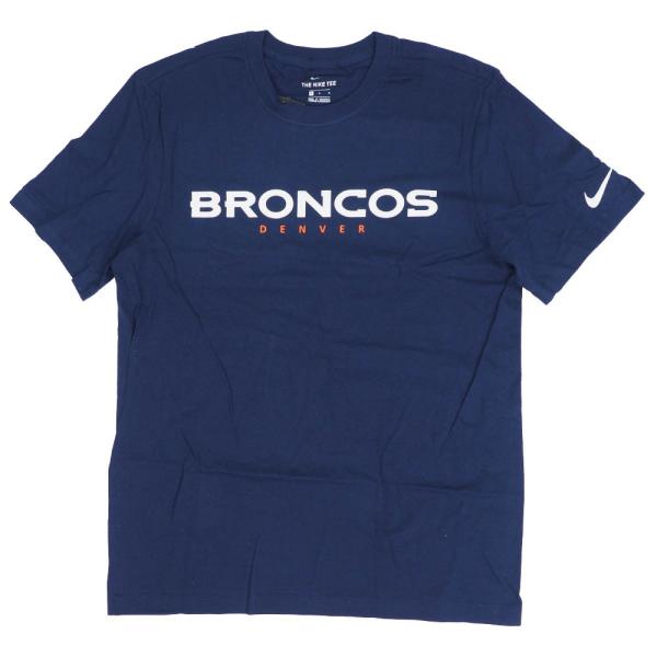 NFL ブロンコス Tシャツ チーム ワードマーク ナイキ/Nike ネイビー【OCSL】