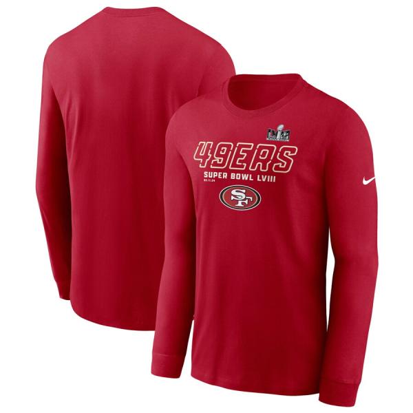 NFL 49ers Tシャツ 第58回スーパーボウル進出記念 Iconic Long Sleeve ...