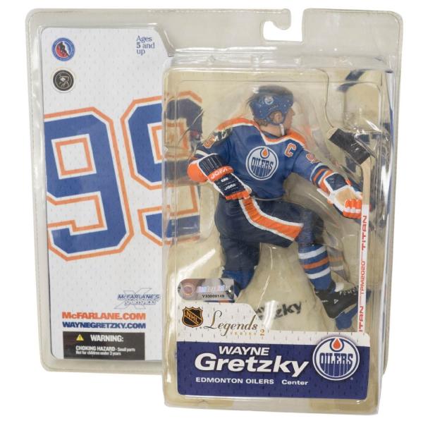 NHL ウェイン・グレツキー オイラーズ フィギュア Legends Series 2 マクファーレ...