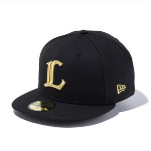 埼玉西武ライオンズ? キャップ 59FIFTY Cap ニューエラ/New Era ブラック ゴールド｜selection-basketball