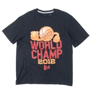 ジョーダン/JORDAN マイアミ・ヒート ドウェイン・ウェイド Tシャツ 2012 ワールドチャンプス ブラック【OCSL】｜selection-j