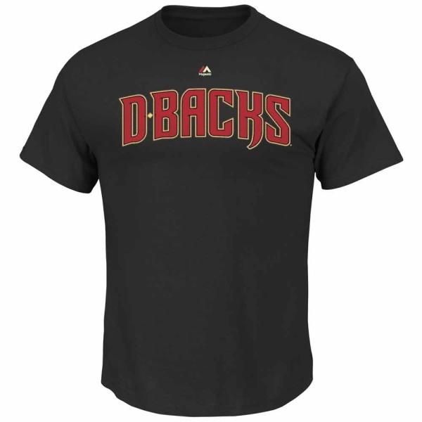 リニューアル記念メガセール MLB ダイヤモンドバックス Tシャツ ブラック マジェスティック Ne...