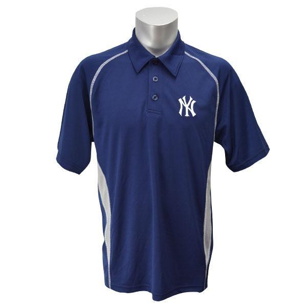 リニューアル記念メガセール MLB ヤンキース ポロシャツ ネイビー マジェスティック Ahleti...