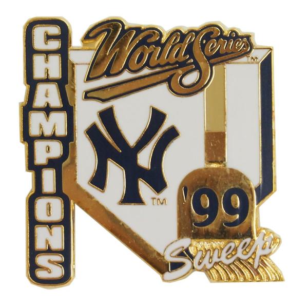 MLB ヤンキース 1999 ワールドシリーズ チャンピオン スイープ ピンバッジ  レアアイテム