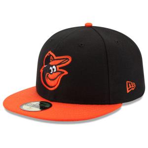 オリオールズ キャップ ニューエラ NEW ERA  MLB オーセンティック オンフィールド 59FIFTY ロード 平つば キャップ 特集｜selection-j