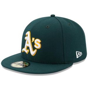 アスレチックス キャップ ニューエラ NEW ERA  MLB オーセンティック オンフィールド 59FIFTY ロード 平つば キャップ 特集｜selection-j