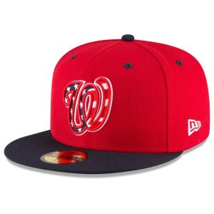 ナショナルズ キャップ ニューエラ NEW ERA  MLB オーセンティック オンフィールド 59FIFTY オルタネート3 平つば キャップ 特集｜selection-j