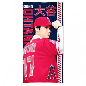 MLB エンゼルス 大谷翔平 スペクトル ビーチ タオル ウィンクラフト/WinCraft｜selection-j