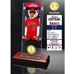 MLB エンゼルス 大谷翔平 プレス カンファレンス/入団会見 チケット & ブロンズ コイン アクリル デスクトップ The Highland Mint｜selection-j