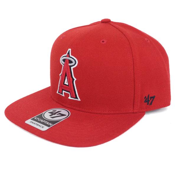 エンゼルス キャップ MLB アジャスタブル シュアショット 47 Brand レッド