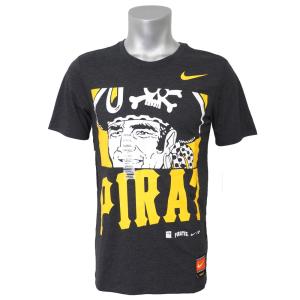 MLB パイレーツ Tシャツ 半袖 CP トライ ロゴ ナイキ/Nike ブラック【OCSL】｜selection-j