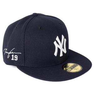 田中将大 ヤンキース キャップ ニューエラ NEW ERA MLB ネイビー サイン刺繍｜selection-j