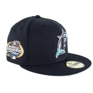 マーリンズ キャップ ニューエラ NEW ERA  MLB ワールドシリーズパッチ2003