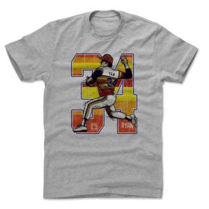 MLB Tシャツ アストロズ ノーラン・ライアン Player Art Cotton T-Shirt 500Level グレー 1112LV【OCSL】｜selection-j