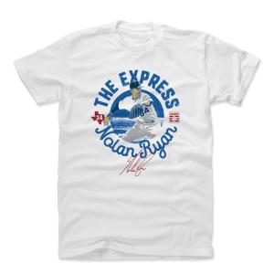 MLB Tシャツ ノーラン・ライアン Player Art Cotton T-Shirt 500Level ホワイト 1112LV｜selection-j