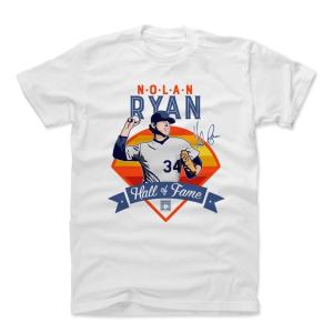 MLB Tシャツ ノーラン・ライアン Player Art Cotton T-Shirt 500Level ホワイト 1112LV【OCSL】｜selection-j
