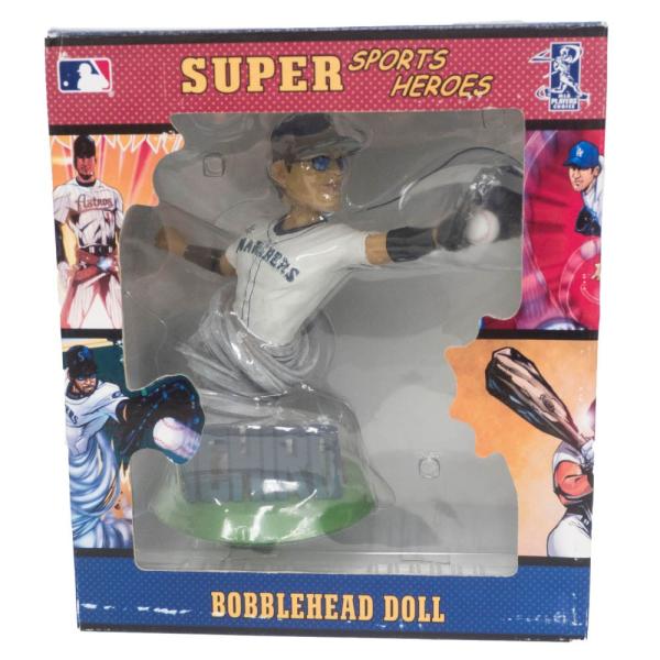 MLB(メジャーリーグ) マリナーズ イチロー フィギュア スーパースターズ ボブルヘッドドールズ ...