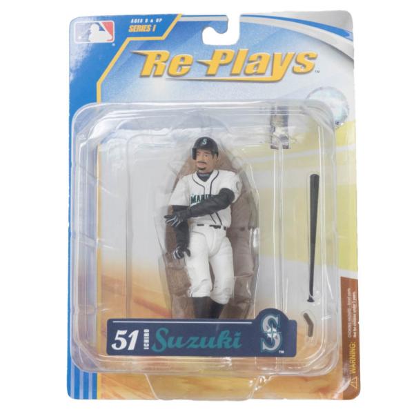 MLB(メジャーリーグ) マリナーズ イチロー フィギュア リプレイズシリーズ Gracelyn T...