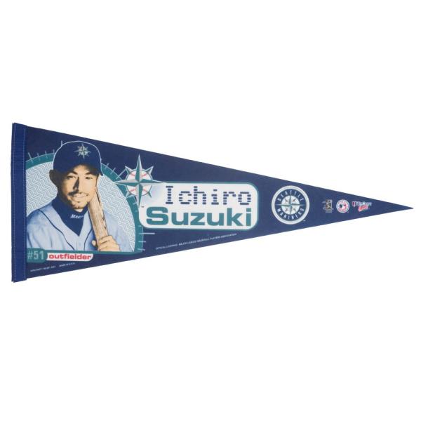MLB(メジャーリーグ) マリナーズ イチロー 2001 ペナント ウィンクラフト/WinCraft
