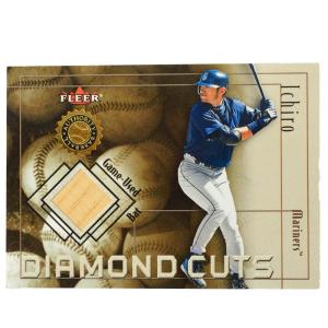 MLB イチロー シアトル・マリナーズ トレーディングカード/スポーツカード Rookie 2001 Diamond Cut Used Bat Ichiro Fleer｜selection-j