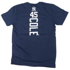 MLB ゲリット・コール ニューヨーク・ヤンキース Tシャツ ネーム & ナンバー  ネイビー【OCSL】｜selection-j