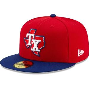 MLB テキサス・レンジャーズ キャップ/帽子 オーセンティック オンフィールド 59FIFTY 2020 ニューエラ/New Era オルタネート 3 平つば キャップ 特集｜selection-j