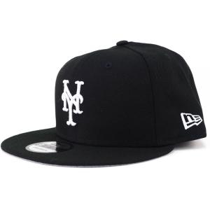 MLB ニューヨーク・メッツ キャップ/帽子 ベーシック 9FIFTY スナップバック ニューエラ/New Era ブラック 平つば キャップ 特集｜selection-j