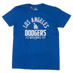 MLB ロサンゼルス・ドジャース Tシャツ アイコニック コットン アーチ ステンシル ロイヤル【OCSL】｜selection-j