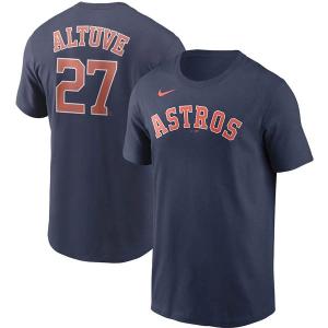 MLB ホセ・アルテューベ ヒューストン・アストロズ Tシャツ ネーム＆ナンバー ナイキ/Nike ネイビー【OCSL】｜selection-j