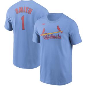 MLB オジー・スミス セントルイス・カージナルス Tシャツ クーパーズタウン ネーム & ナンバー ナイキ/Nike ライトブルー【OCSL】｜selection-j
