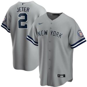 MLB デレク・ジーター ニューヨーク・ヤンキース ユニフォーム/ジャージ 2020 殿堂入り レプリカ ナイキ/Nike グレー MLB デレク・ジーター ニューヨーク・ヤンキース ユニフォーム/ジャージ 2020 殿堂入り レプリカ ナイキ/Nike グレー