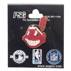 MLB クリーブランド・インディアンス Chief Wahoo Logo Pin PSG｜selection-j