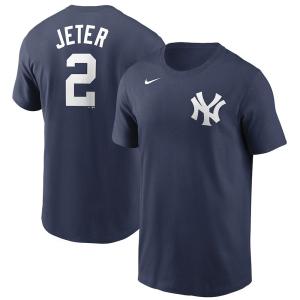 MLB Tシャツ ニューヨーク・ヤンキース デレク・ジーター 2020 殿堂入り 記念 ネーム＆ナンバー ナイキ/Nike ネイビー【OCSL】｜selection-j